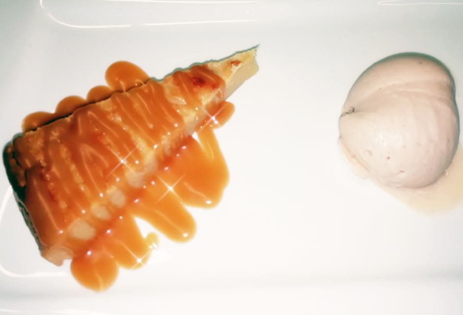 FLAN OF DRAMBUIE WITH COOLE SWAN ICE CREAM